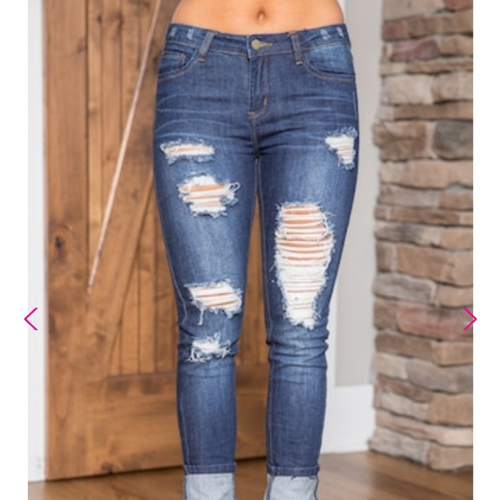 Pink lily jeans